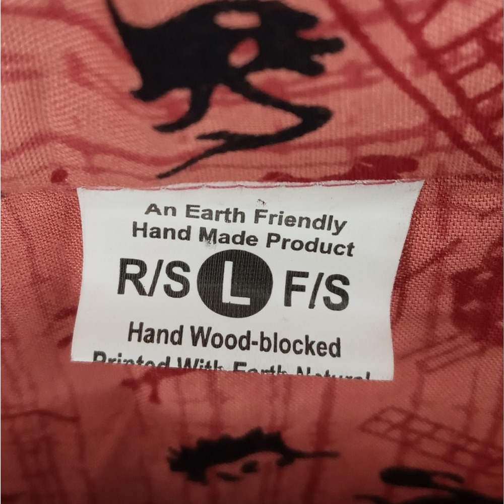 Rajasthani Hand Block Printed Eco-Friendly Blouse - L - Picture 7 of 8